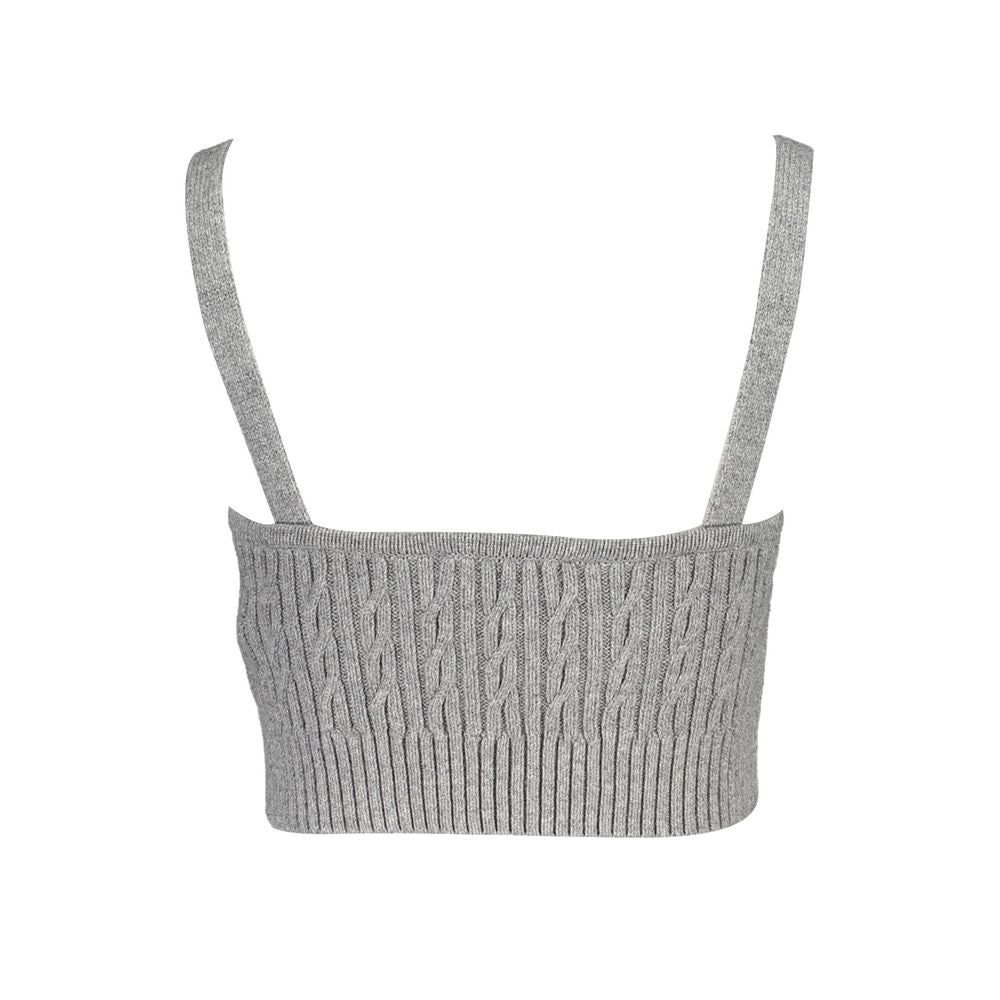 Tank Top by Tommy Hilfiger for women in cotton gray showcases a sumptuous silhouette, artfully detailed with a sumptuous and for a truly sumptuous finish.