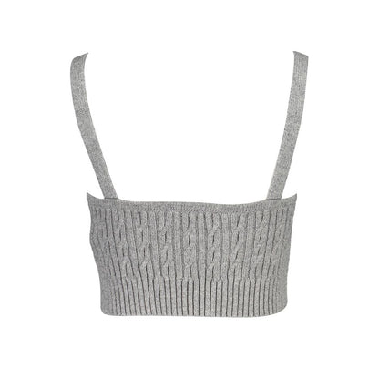 Tank Top by Tommy Hilfiger for women in cotton gray showcases a sumptuous silhouette, artfully detailed with a sumptuous and for a truly sumptuous finish.