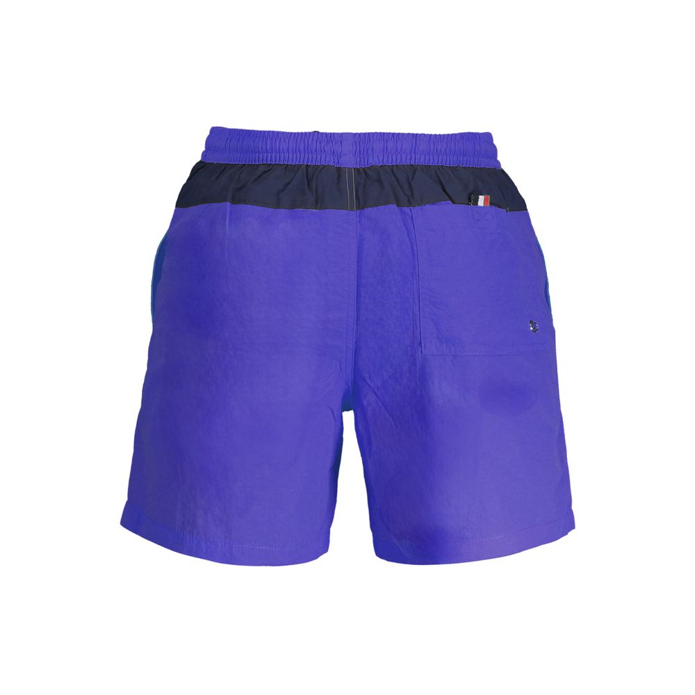 Norway 1963 Men's Polyester Swim Shorts - Blue Print