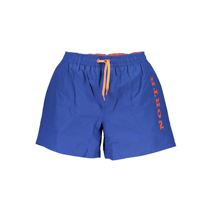 Swim Shorts by North Sails for men in polyester blue & print features an glamourous silhouette from the Men's Polyester Swim Shorts collection, highlighting a refined fit and glamourous cut for a premium poolside look.