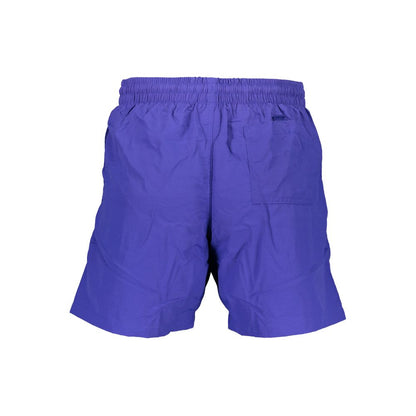 Swim Shorts by Norway 1963 for men in polyamide blue features an dramatic silhouette that defines the luxurious aesthetic and refined cut of the Men's Polyamide Swim Shorts.