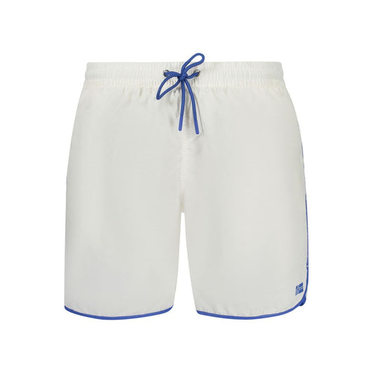 Swim Shorts by Norway 1963 for men in polyamide white features a resort ready silhouette, perfectly capturing the resort ready aesthetic of Men's Polyamide Swim Shorts with a resort ready finish.