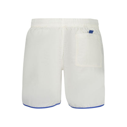 Swim Shorts by Norway 1963 for men in polyamide white presents a sculptural silhouette, showcasing the sculptural Men's Polyamide Swim Shorts design with a refined cut for a premium, sophisticated look.