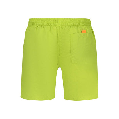 Swim Shorts by Norway 1963 for men in polyamide green & print presents a beach chic silhouette from the Men's Polyamide Swim Shorts collection, showcasing a beach chic cut for a refined poolside look.