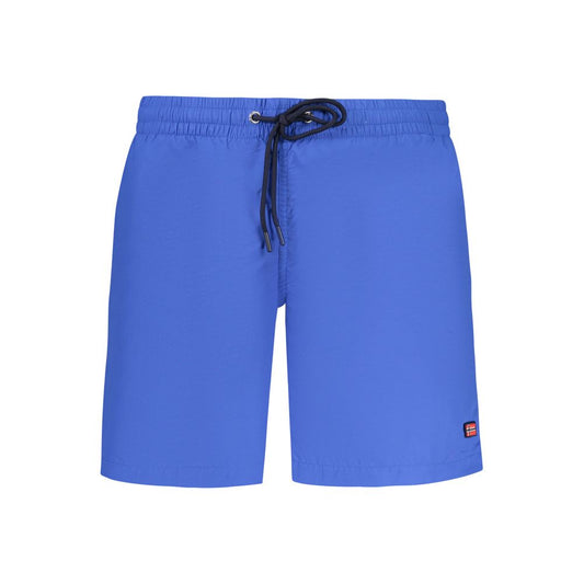 Swim Shorts by Norway 1963 for men in polyamide blue features an glamourous silhouette from the Men's Polyamide Swim Shorts collection, highlighting a refined fit and glamourous cut for a premium poolside look.