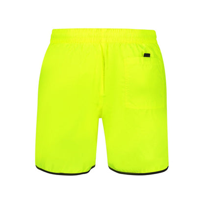 Swim Shorts by Norway 1963 for men in polyamide and yellow & print showcases a sinuous silhouette, expertly cut for a sinuous fit as part of the Men's Polyamide Swim Shorts collection.