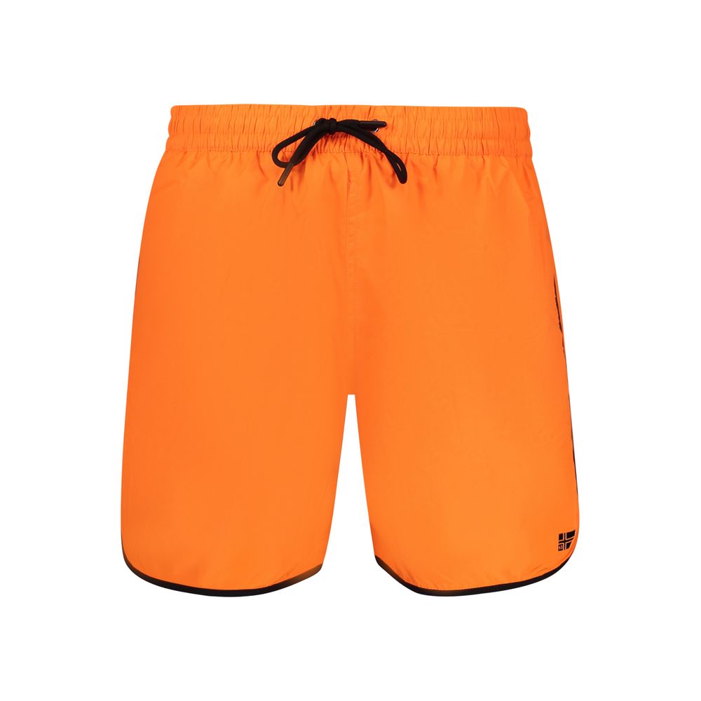 Swim Shorts by Norway 1963 for men in polyamide orange & print features a resort ready silhouette, perfectly capturing the resort ready aesthetic of Men's Polyamide Swim Shorts with a resort ready finish.
