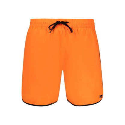 Swim Shorts by Norway 1963 for men in polyamide orange & print features a resort ready silhouette, perfectly capturing the resort ready aesthetic of Men's Polyamide Swim Shorts with a resort ready finish.