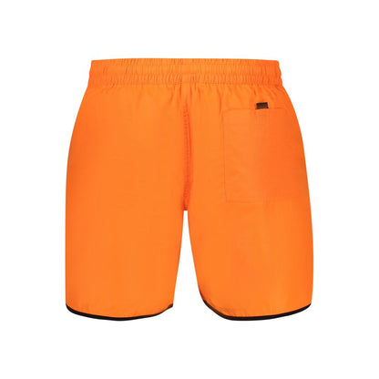Swim Shorts by Norway 1963 for men in polyamide orange & print presents a beach chic silhouette from the Men's Polyamide Swim Shorts collection, showcasing a beach chic cut for a refined poolside look.