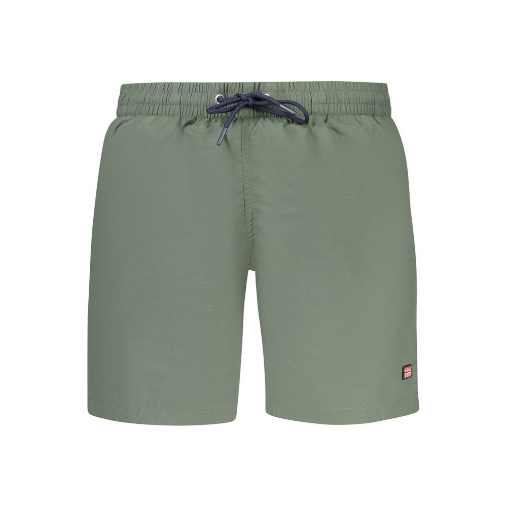 Swim Shorts by Norway 1963 for men in polyamide green features an glamourous silhouette from the Men's Polyamide Swim Shorts collection, highlighting a refined fit and glamourous cut for a premium poolside look.