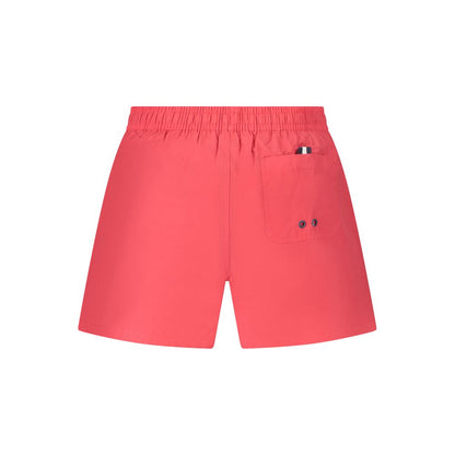 Swim Shorts by North Sails for men in nylon cotton red features an dramatic silhouette that defines the luxurious aesthetic and refined cut of the Men's Nylon Cotton Swim Shorts.