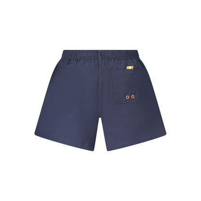 Swim Shorts by North Sails for men in cotton blue presents a sculptural silhouette, showcasing the sculptural Men's Cotton Swim Shorts design with a refined cut for a premium, sophisticated look.