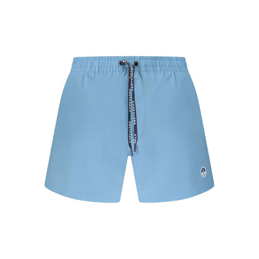Swim Briefs by North Sails for men in nylon azzurro & striped features an riviera ready silhouette, showcasing the riviera ready Men's Nylon Swim Briefs design with a streamlined fit ideal for performance and style.