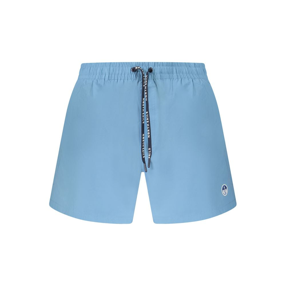 Swim Briefs by North Sails for men in nylon cotton azzurro & signature features an magnificent silhouette, showcasing the refined aesthetic of Men's Nylon Cotton Swim Briefs with a magnificent cut designed for the modern shoreline.
