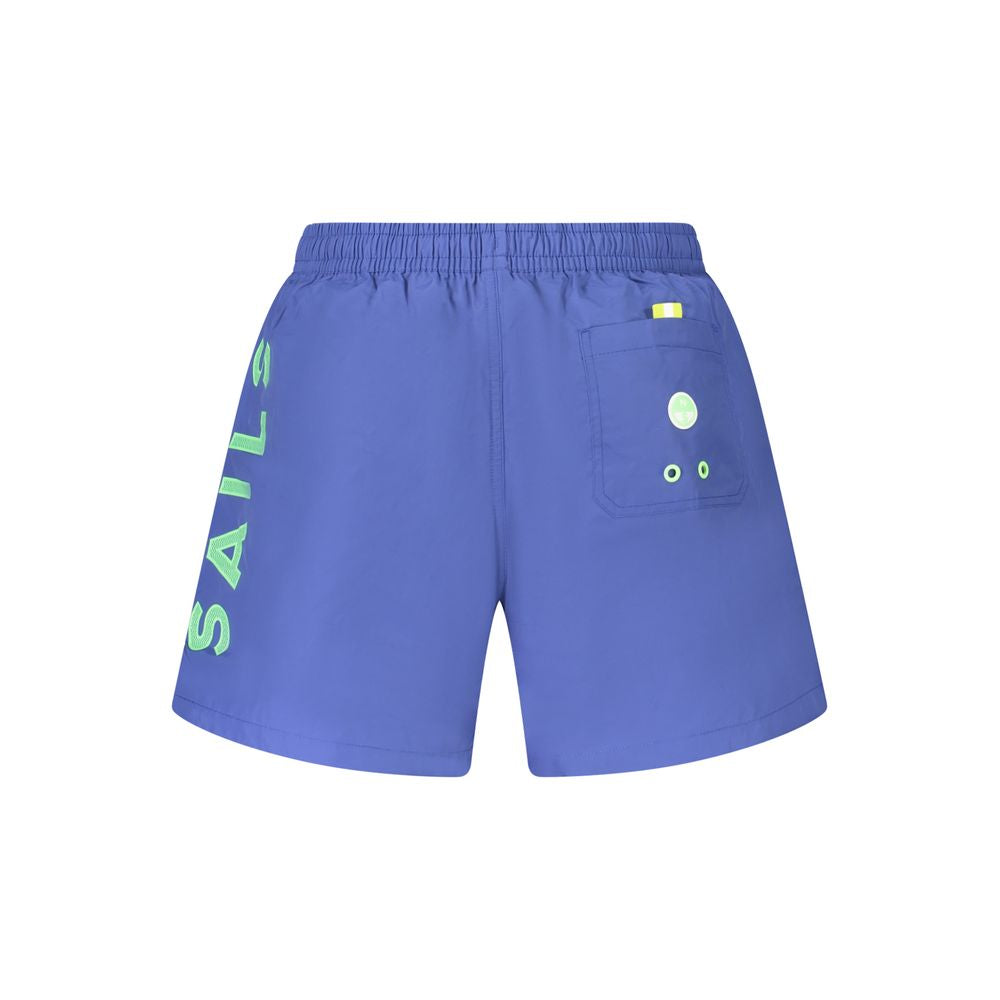 Swim Briefs by North Sails for men in cotton blue & print features an riviera ready silhouette, showcasing the riviera ready Men's Cotton Swim Briefs design with a streamlined fit ideal for performance and style.