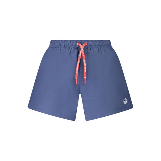 Swim Shorts by North Sails for men in nylon cotton blue features an glamourous silhouette from the Men's Nylon Cotton Swim Shorts collection, highlighting a refined fit and glamourous cut for a premium poolside look.