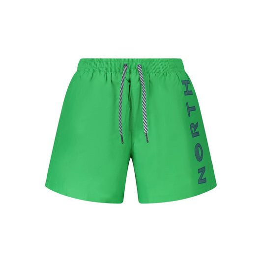 Swim Shorts by North Sails for men in cotton green & print features an glamourous silhouette from the Men's Cotton Swim Shorts collection, highlighting a refined fit and glamourous cut for a premium poolside look.