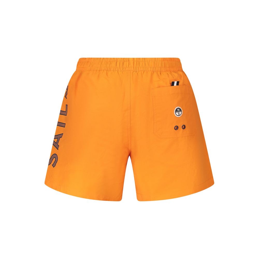 Swim Briefs by North Sails for men in cotton orange features a riviera ready silhouette from the Men's Cotton Swim Briefs collection, showcasing a riviera ready finish with a streamlined riviera ready fit.