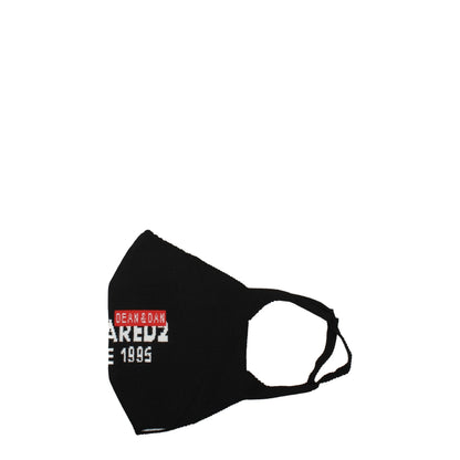Face Mask by Dsquared² for men in merino wool black showcases a artisanal-chic finish, embodying the sophisticated aesthetic of the Stretch Polypropylene Cotton Face Mask with a artisanal-chic design.