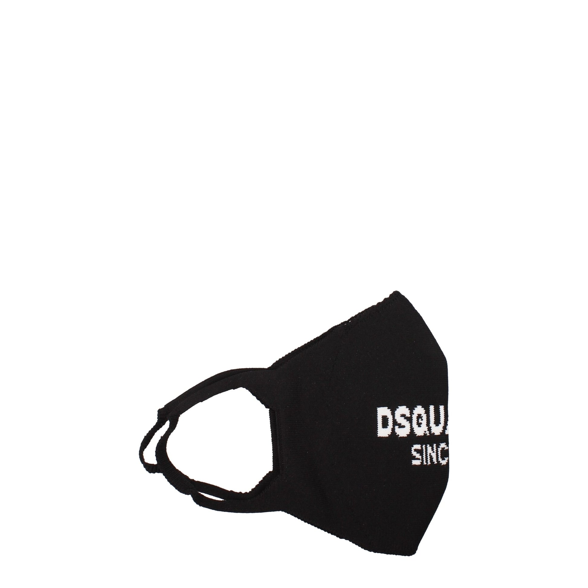 Face Mask by Dsquared² for men in merino wool and black showcases a distinguished silhouette, providing a sophisticated finish to Stretch Polypropylene Cotton Face Mask with its distinguished and meticulously crafted design.