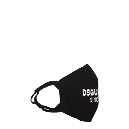 Face Mask by Dsquared² for men in merino wool and black showcases a distinguished silhouette, providing a sophisticated finish to Stretch Polypropylene Cotton Face Mask with its distinguished and meticulously crafted design.