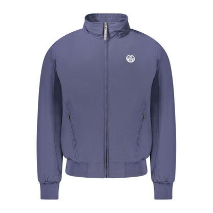 Bomber Jacket by North Sails for men in polyester blue features an on trend silhouette, showcasing refined pockets and a sophisticated for a truly on trend finish.