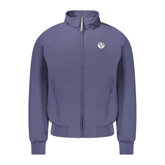 Bomber Jacket by North Sails for men in polyester blue features an on trend silhouette, showcasing refined pockets and a sophisticated for a truly on trend finish.