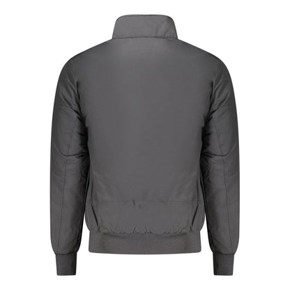 Bomber Jacket by North Sails for men in polyamide & polyester black features an on trend silhouette, showcasing refined pockets and a sophisticated for a truly on trend finish.