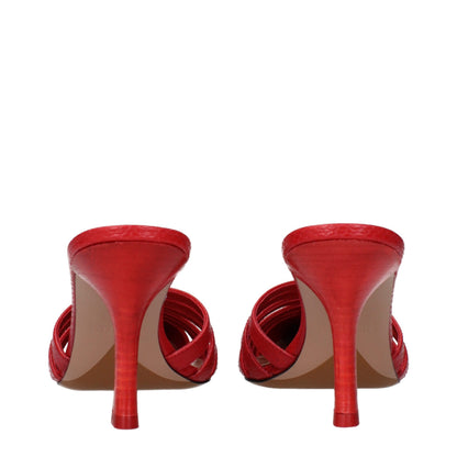 Stiletto Sandals by Paris Texas for women in leather red features an statuesque Women's Leather Stiletto Sandals silhouette with a refined stiletto and elegant .