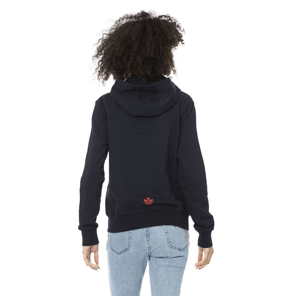 Mr&Mrs Italy Blue Cotton Sweatshirt