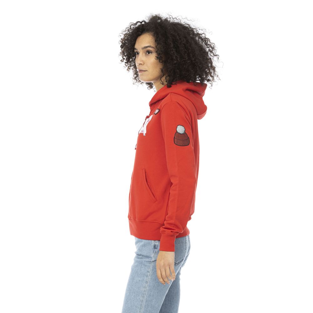 Mr&Mrs Italy Red Cotton Sweatshirt