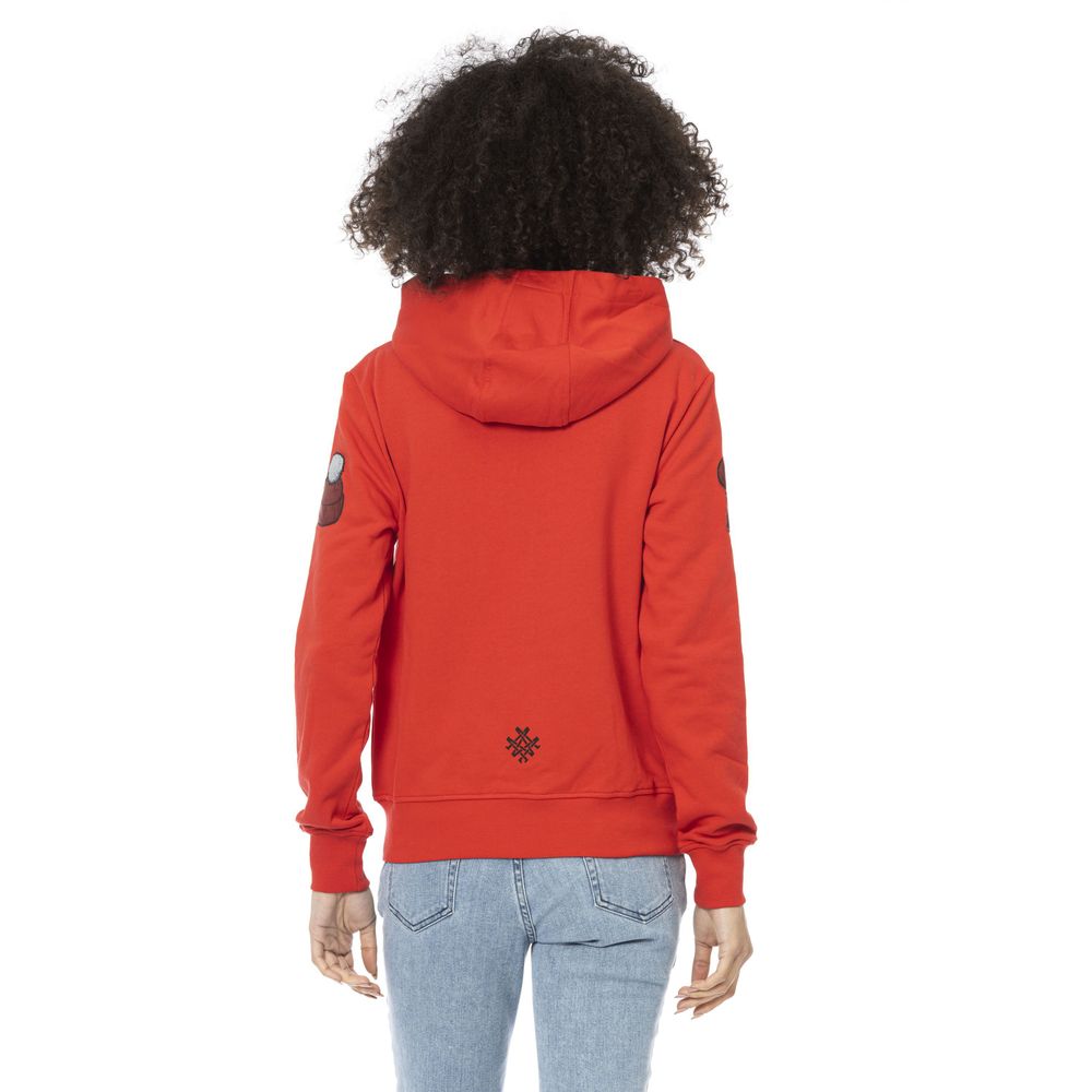Mr&Mrs Italy Red Cotton Sweatshirt
