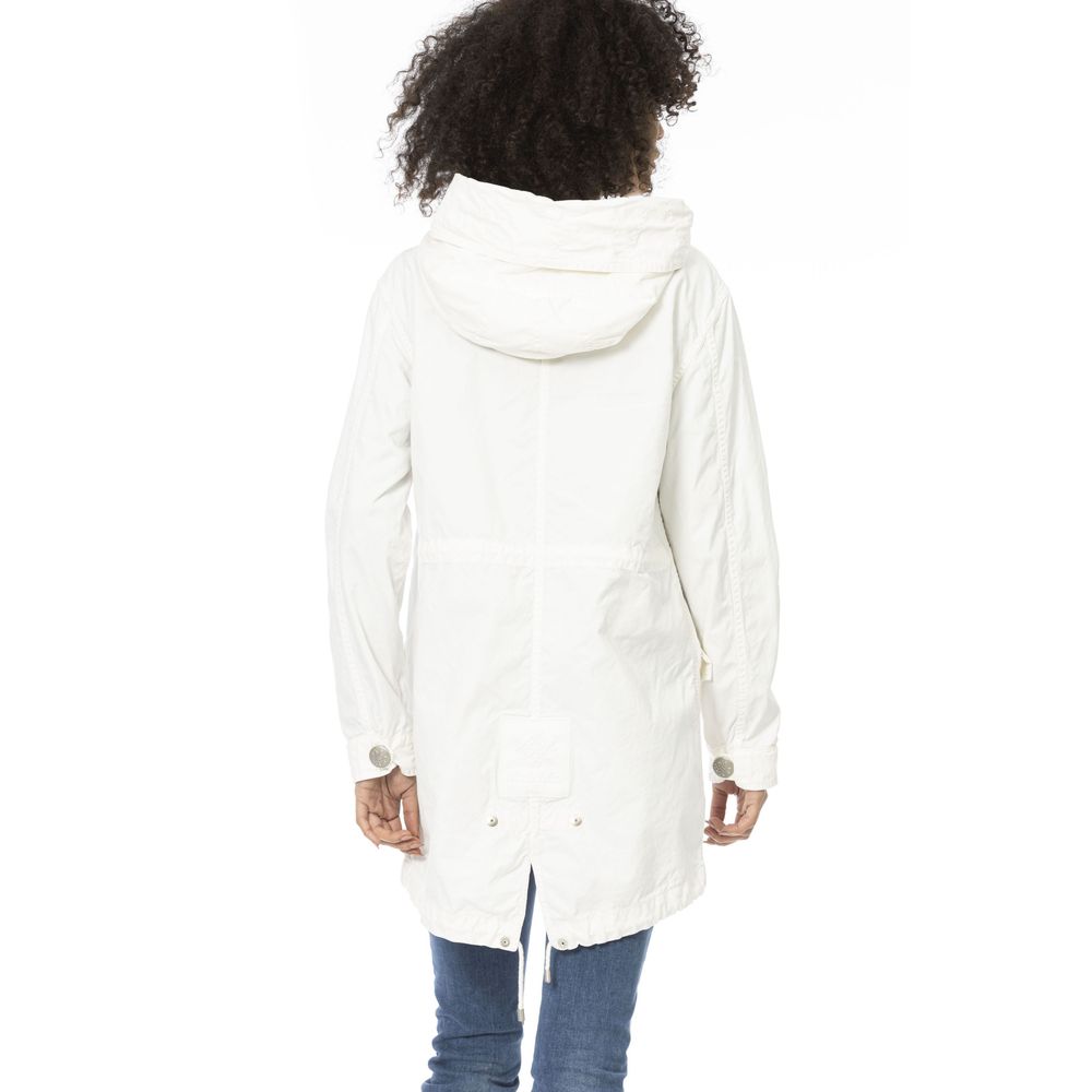 Mr&Mrs Italy White Cotton Jackets & Coat