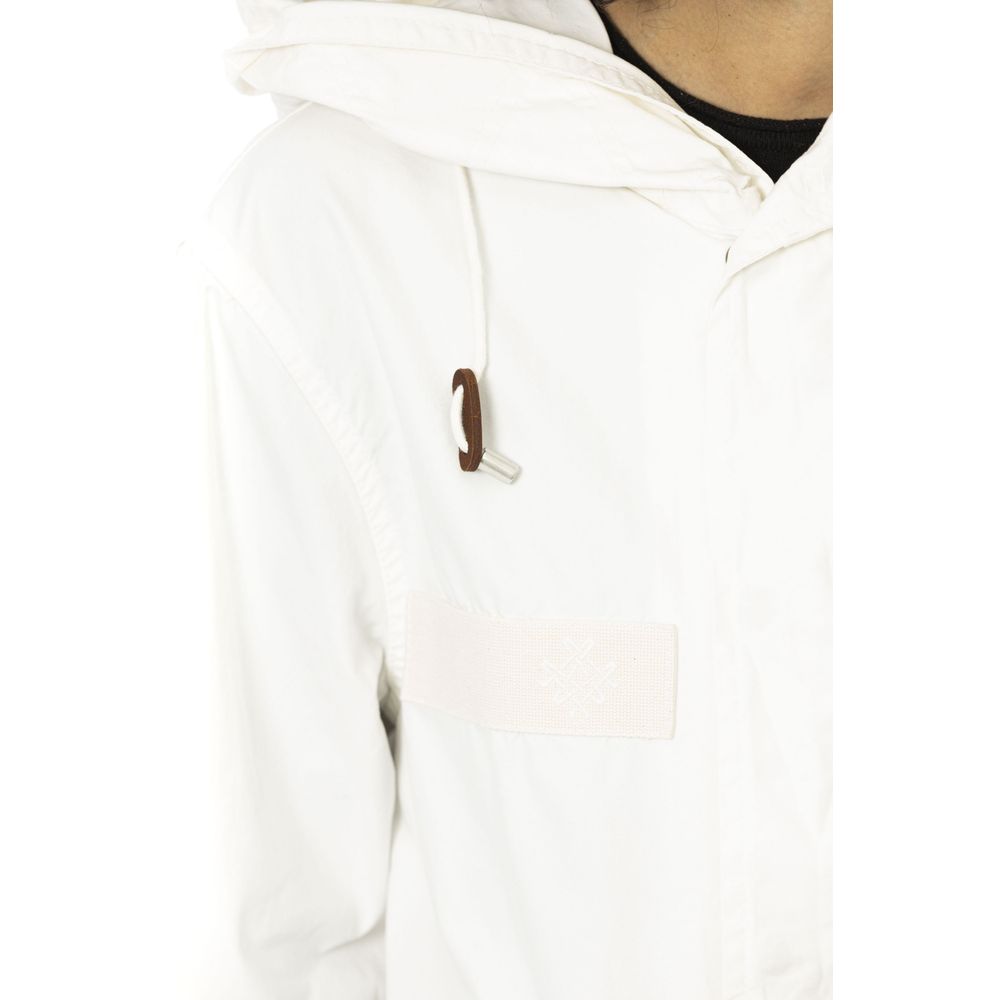 Mr&Mrs Italy White Cotton Jackets & Coat