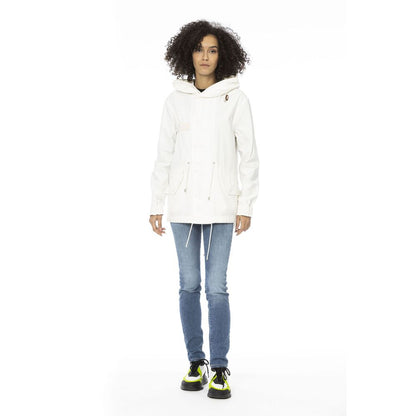 Mr&Mrs Italy White Cotton Jackets & Coat