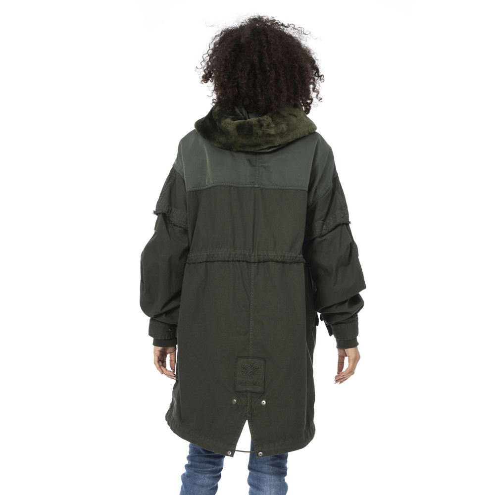 Mr&Mrs Italy Green Cotton Jackets & Coat