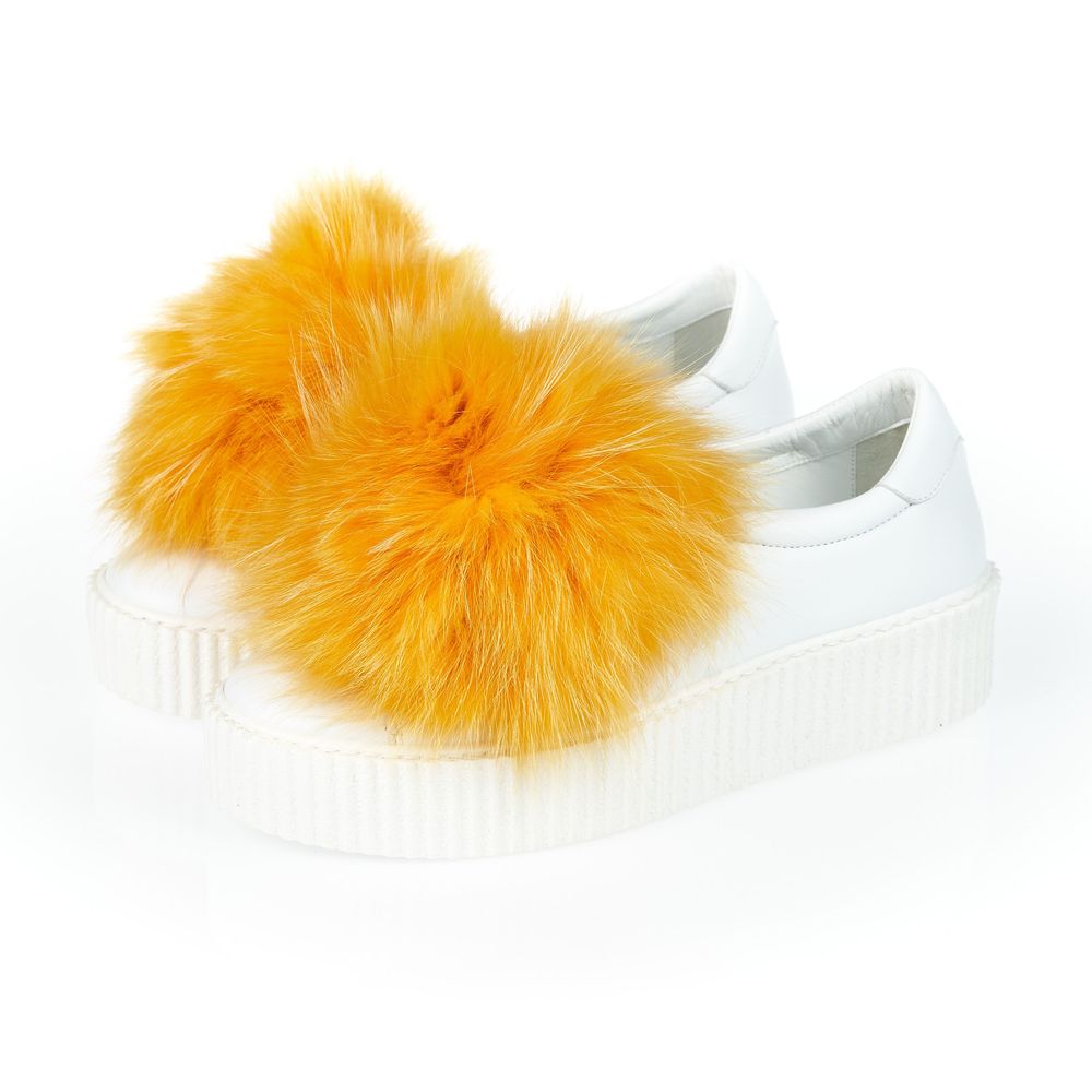 Mr&Mrs Italy White Textile Shoe