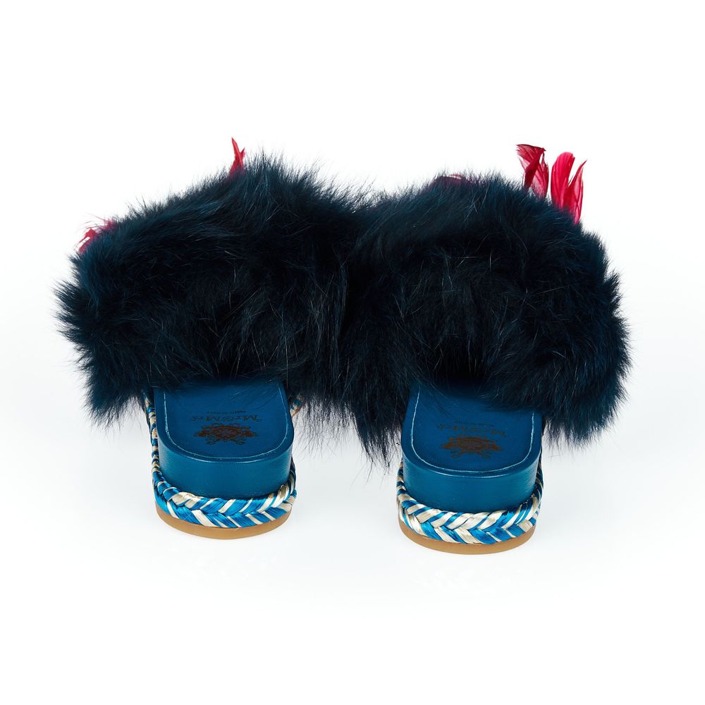 Mr&Mrs Italy Blue Textile Shoe