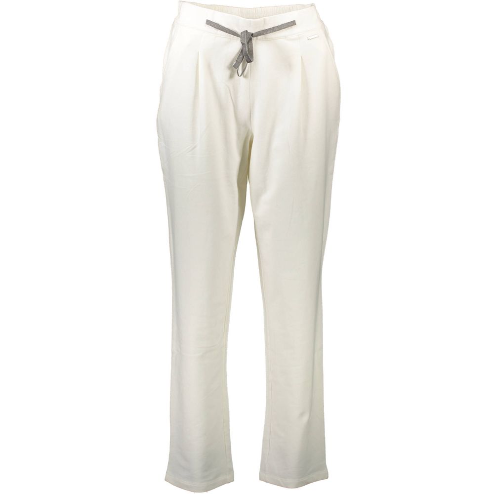 Activewear Pants by U.S. POLO ASSN. for women in cotton white features an versatile silhouette, integrating performance-ready with a versatile , long, and .