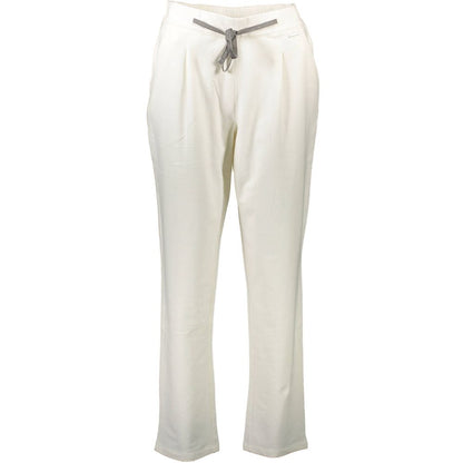 Activewear Pants by U.S. POLO ASSN. for women in cotton white features an versatile silhouette, integrating performance-ready with a versatile , long, and .