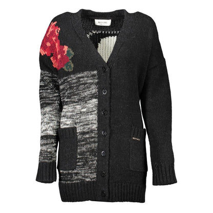Cardigan by Blugirl for women in wool black features a nuanced silhouette with a refined and nuanced detailing for a sophisticated look.