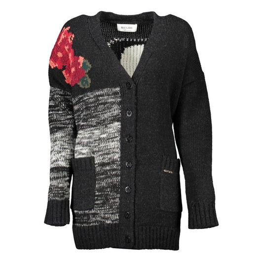 Cardigan by Blugirl for women in wool black features a nuanced silhouette with a refined and nuanced detailing for a sophisticated look.