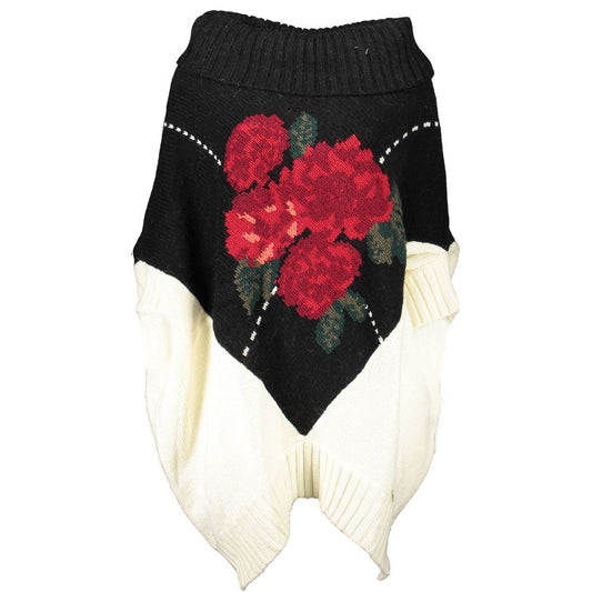 Poncho by Blugirl for women in wool white features an luminous silhouette with luminous and a refined turtle neckline, offering a luminous layer for a sophisticated look.