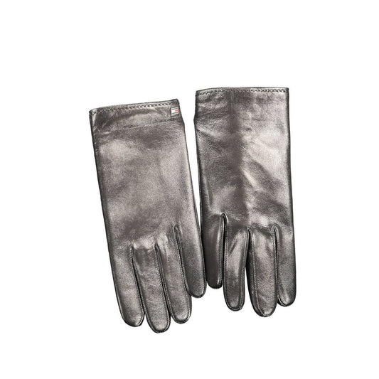 Gloves by Tommy Hilfiger for men in leather black presents a distinguished silhouette, artfully detailed with distinguished insulating-properties and a refined gloves for a premium, sophisticated look.