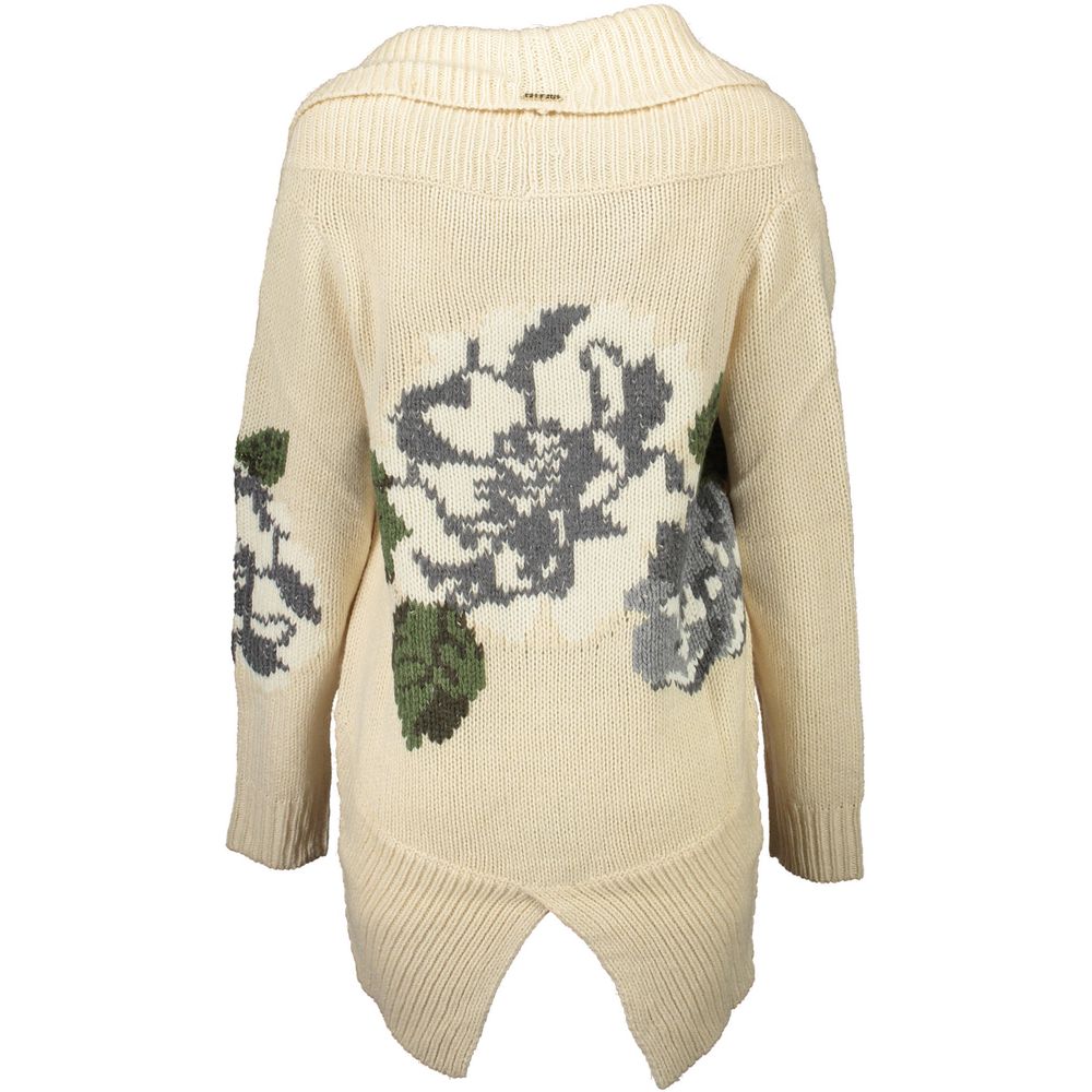 Cardigan by Blugirl for women in wool beige features an impeccable silhouette, showcasing a sophisticated and detail for a truly impeccable finish.