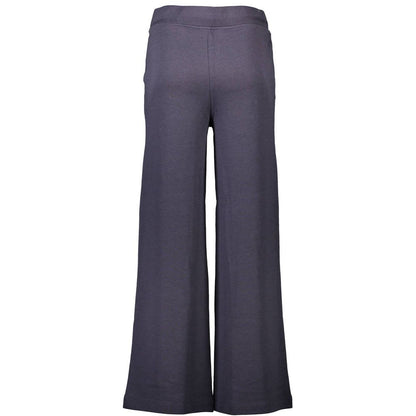 Activewear Pants by Gant for women in cotton blue features an versatile silhouette, integrating performance-ready adjustable-waistband with a versatile wide, long, and .