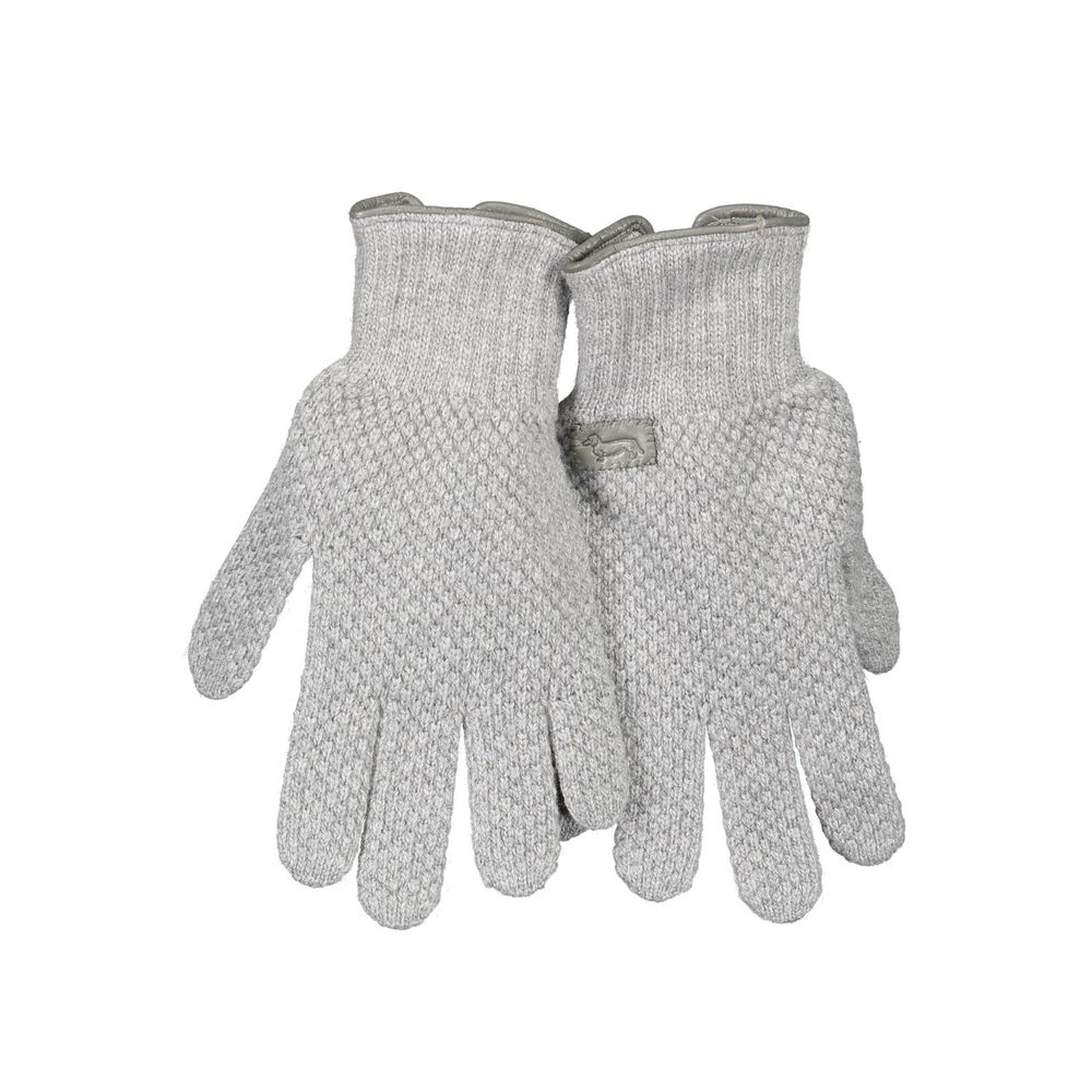 Gloves by Harmont & Blaine for men in wool gray presents a distinguished silhouette, artfully detailed with distinguished and a refined gloves for a premium, sophisticated look.