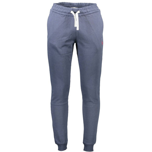 Pants by U.S. POLO ASSN. for men in cotton blue features a enduring silhouette, showcasing a enduring and long with a for a premium, tailored aesthetic.
