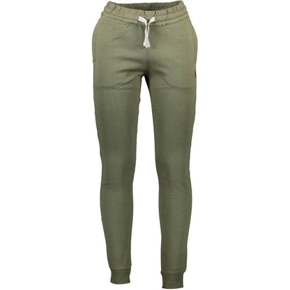 Activewear by U.S. POLO ASSN. for men in cotton green presents a sporty silhouette, perfectly capturing the essence of Men's Cotton Activewear with its innovative .