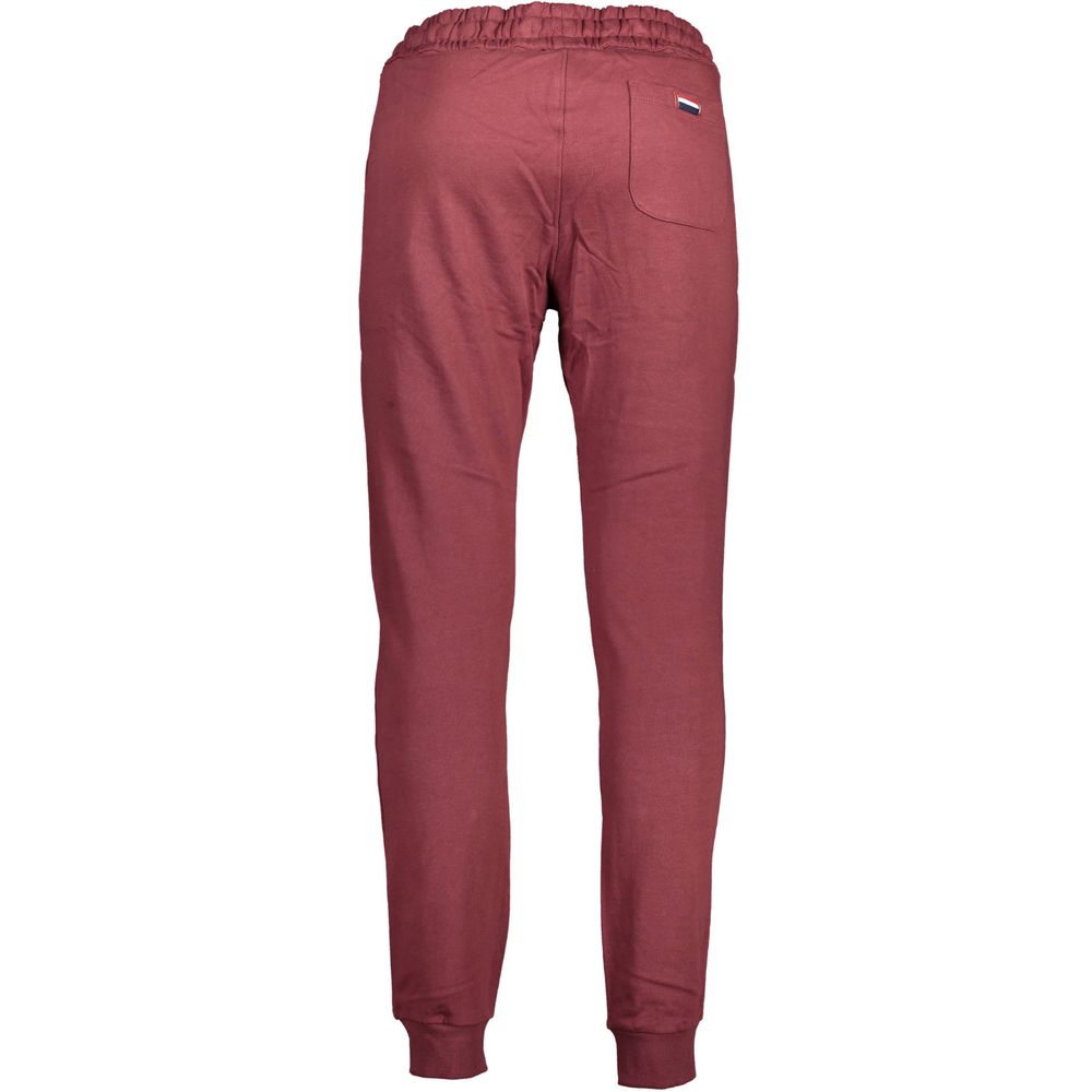 Pants by U.S. POLO ASSN. for men in cotton purple features an understated silhouette, showcasing a sophisticated and long with a refined for an understated, polished aesthetic.
